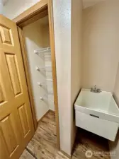 Second pantry or coat closet.
