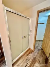 Primary shower.