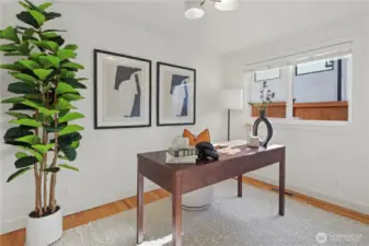 Main floor bedroom or use as an office.