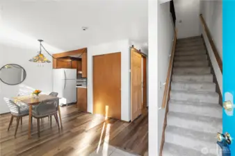 Flex space to use for dining or as another living area.