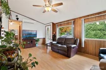 Updated big windows bring natural light throughout the home