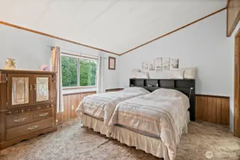 Big Primary bedroom located on opposite end of the home from other 2 bedrooms.