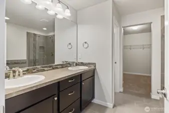 Primary suite features a 5-piece bath and large walk-in closet