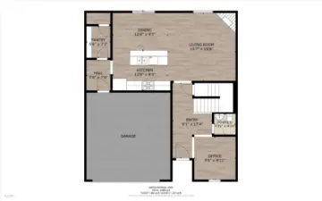 Main Level Floorplan