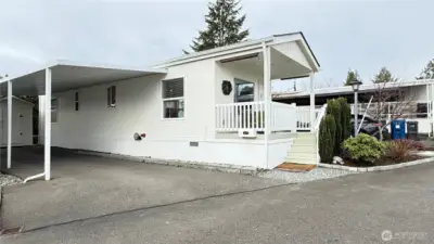 Enjoy this 2019 Fleetwood mobile home with ample parking, storage shed and updated throughout!