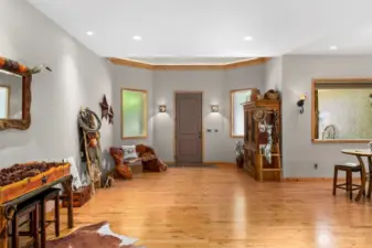 Front door from the inside.