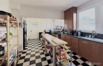 Kitchen Angle toward Back Porch