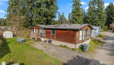 Cedar Stained Siding