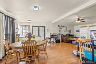 Dining Room and area for Office/Desk as well.