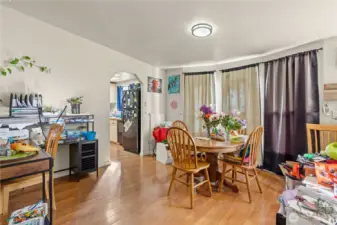Dining and Office leading into Kitchen