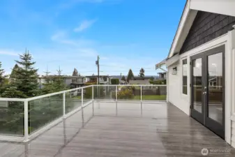 View Deck off Primary and open second floor