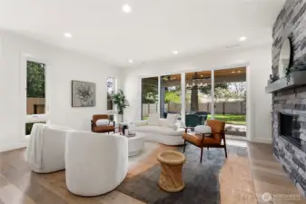 Light filled living room