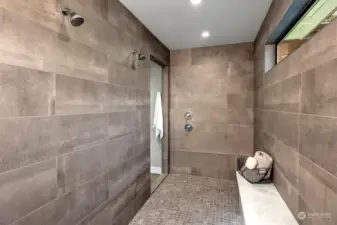 Oversized 14' Double Headed Shower