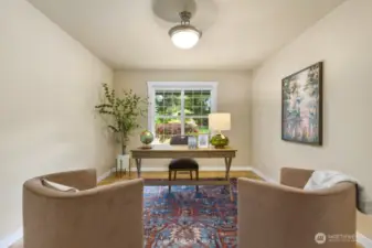 Office on the main floor.