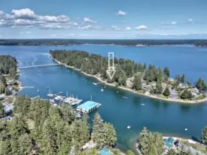 Treasure Island. A private island community.