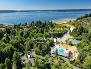 Only steps to pool,The Cove & beach