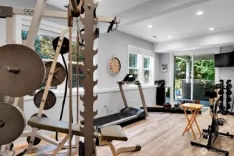 Bonus work out room