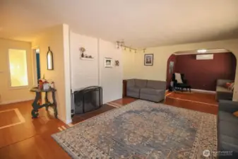 Front door opens to Living room.