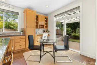 Sunny breakfast nook