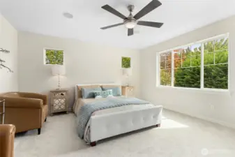 Huge south-facing Owner's suite
