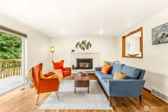 Beautiful original hardwood floors