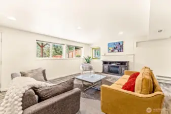 Another view of the finished basement
