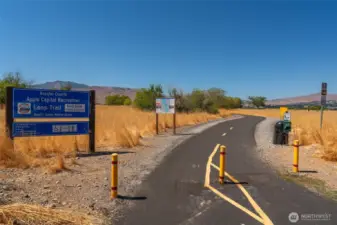 Located a short walk to the Apple Capital Loop Trail