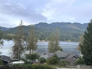 Close enough to see the ripples on Samish Lake