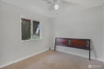 3rd bedroom with new paint and carpet