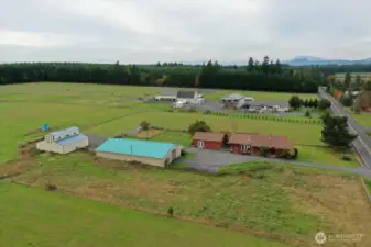 fenced and cross fenced farm land