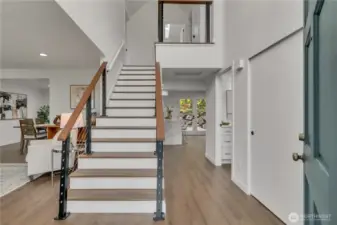 Come on in! New roof/new floors/new carpet/new deck/new interior paint/new exterior paint/new kitchen/ new & updated bathrooms/New staircase