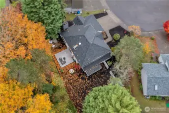 Aerial view of the property - 13,672 sq ft lot