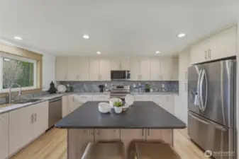 Completely Redesigned Kitchen