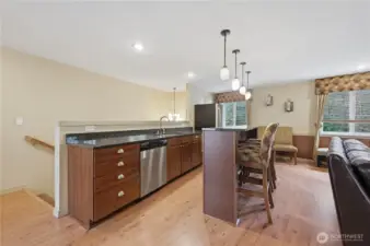 Access stairs to left.