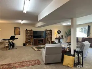 Spacious recreational room.