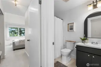 Freshly updated bathroom