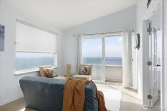 Enjoy a quite space away from the family and take in the views