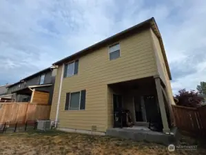 View of back of the home