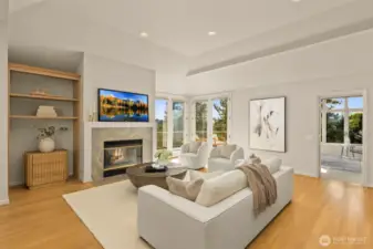 The living room is the heart of the home - the open floor plan is thoughtfully designed to flow effortlessly throughout the home