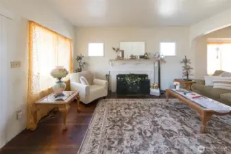 Inviting interior with freshly painted walls, giving the home a clean, move-in ready look.