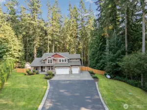 Nestled on a private cul-de-sac of seven homes.
