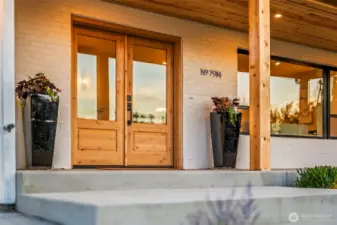 Large covered front porch