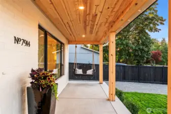 Your very own front porch swing