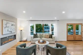 Living room open to Entry Wat