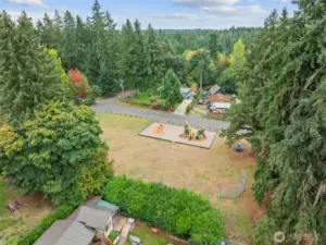 Aerial of park