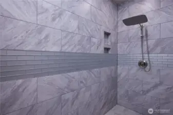 Walk in shower