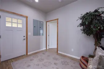 Drop zone near side entrance