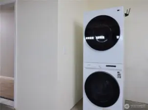 Additional laundry hook up in garage