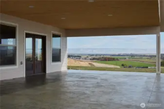 1700 sf covered patio looking East