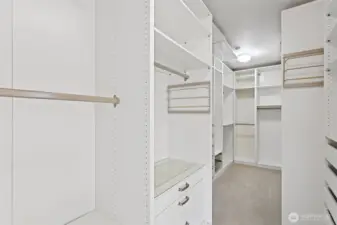 Primary Custom Walk-In Closet